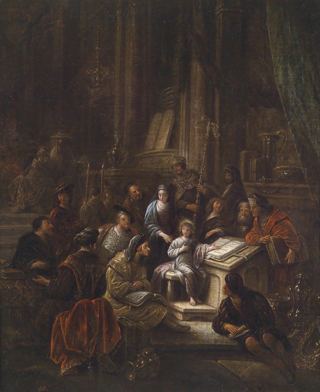 Le Jésus de douze ans dans le temple - Jacob Willemsz de Wet or Wett