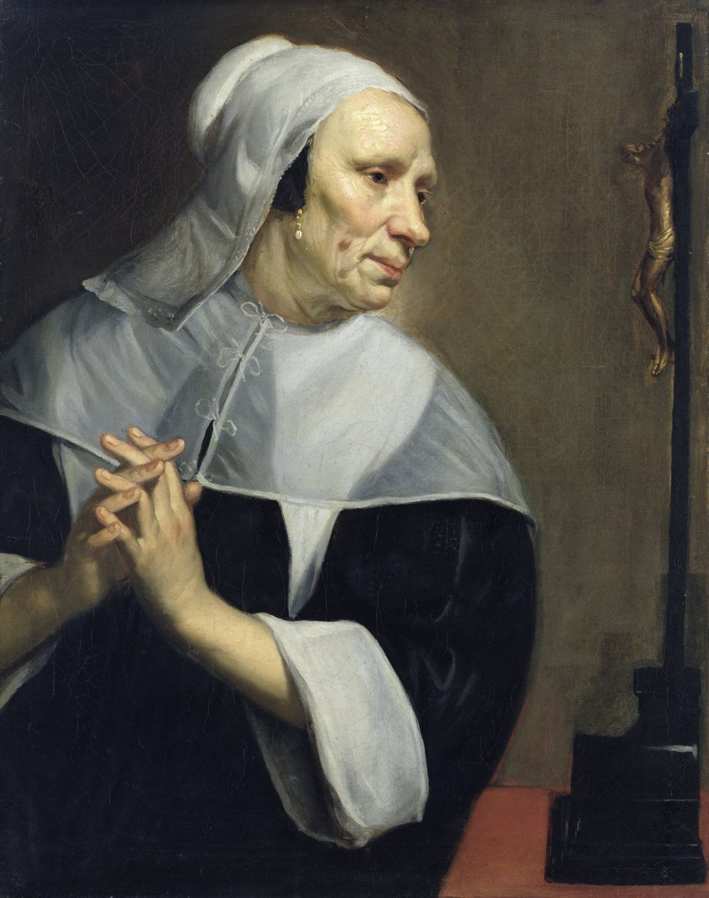 Vieille femme priant - Jacob van Oost