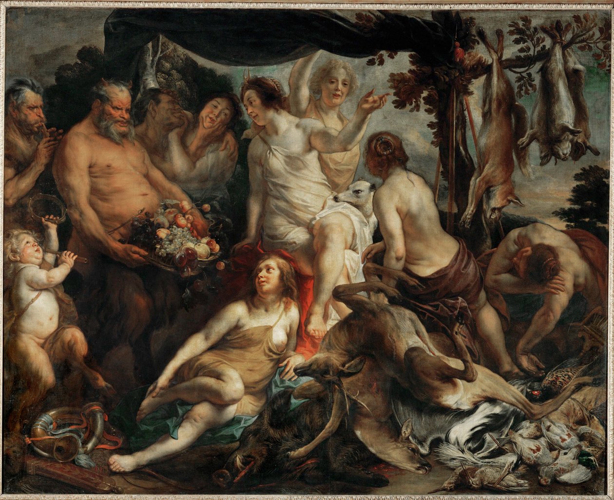 Le repos de Diane chasseresse - Diana se repose après la chasse ... - Jacob (studio of) Jordaens