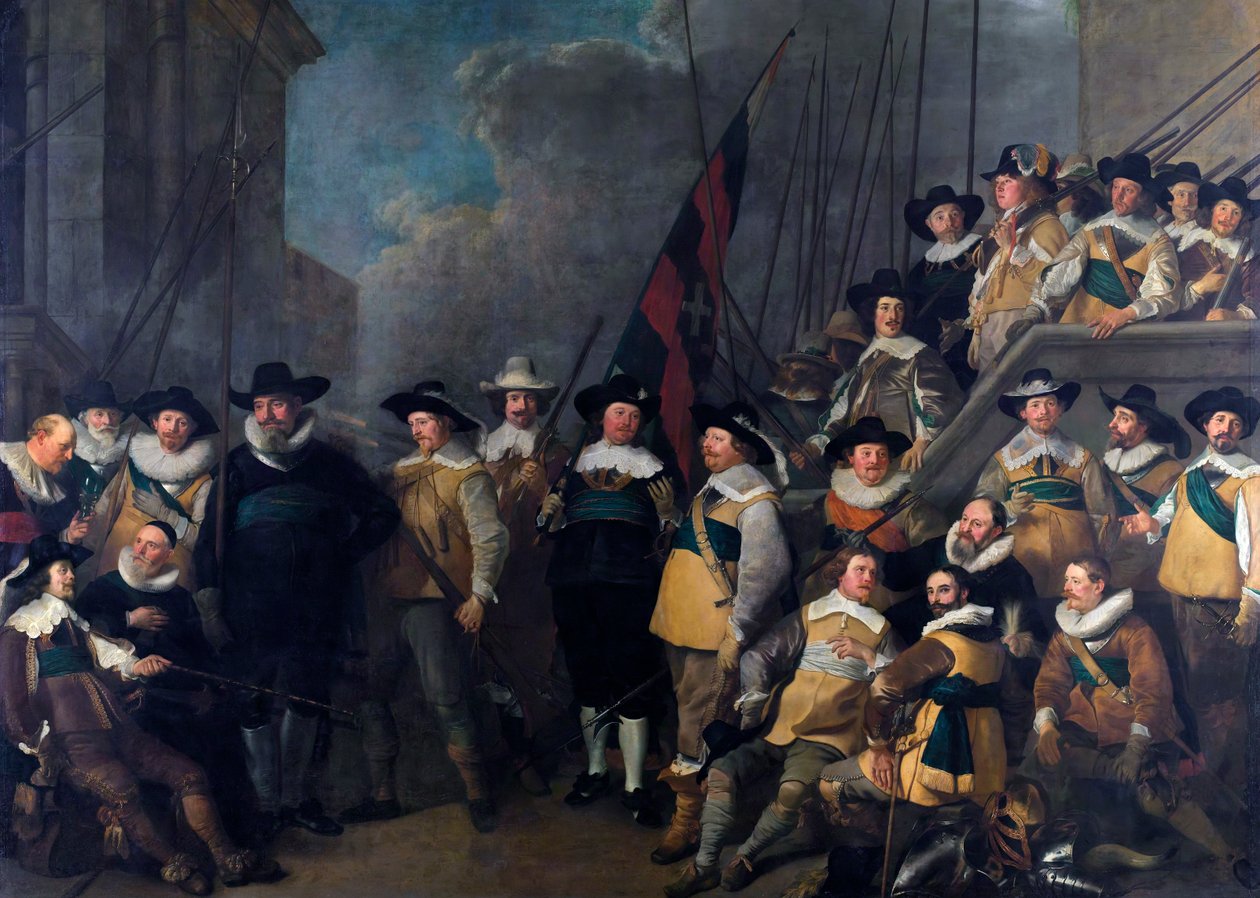 Officiers et hommes de la compagnie du capitaine Cornelis de Graeff et du lieutenant Hendrick Lauwrensz - Jacob Adriaensz Backer