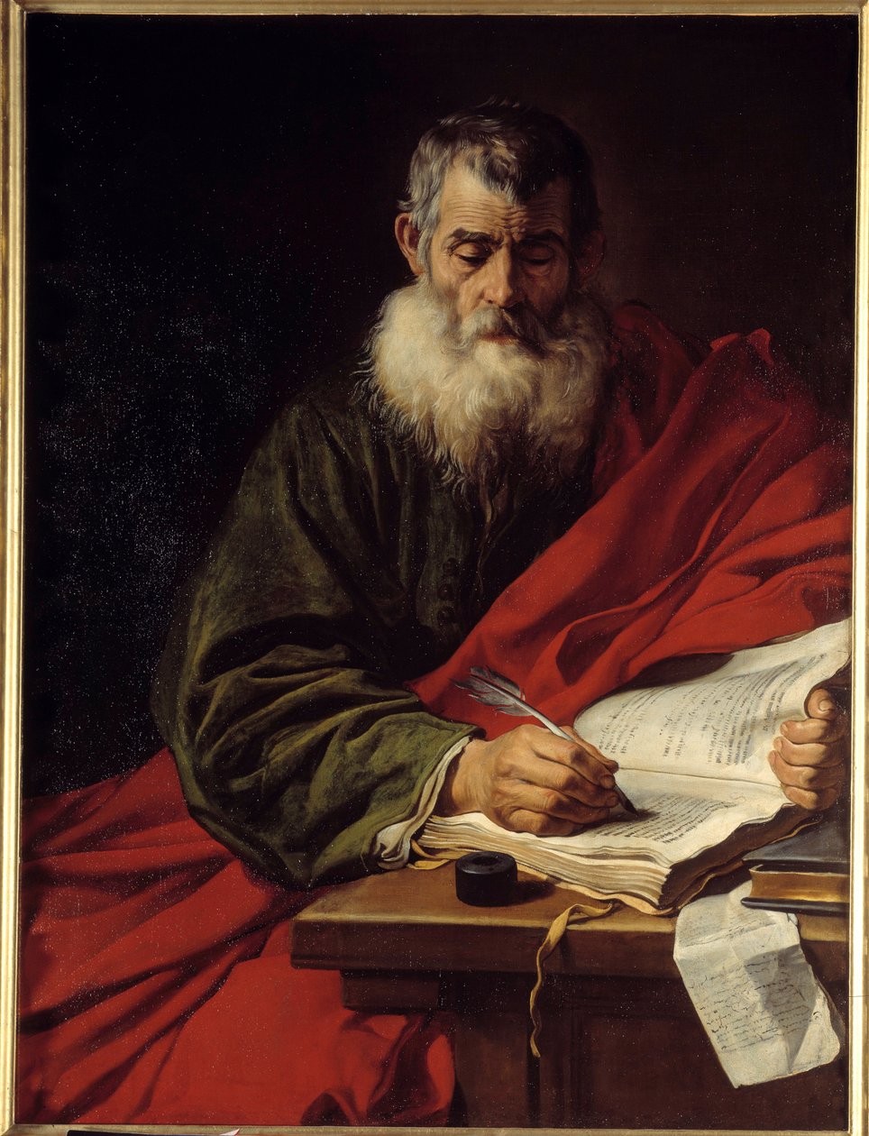 Saint Paul écrivant - Jacob Adriensz Backer