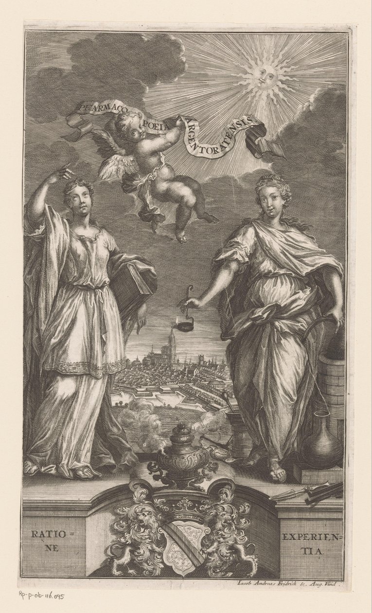 Allégorie de la médecine à Strasbourg - Jacob Andreas Fridrich (I)