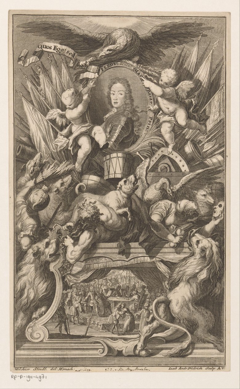 Portrait de Ferdinand de Bavière - Jacob Andreas Fridrich (I)
