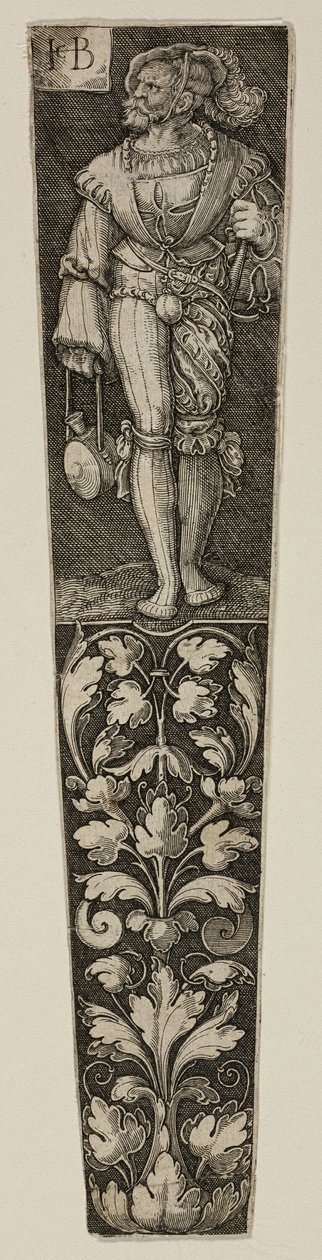 Fourreau de dague avec un lansquenet - Jacob Binck