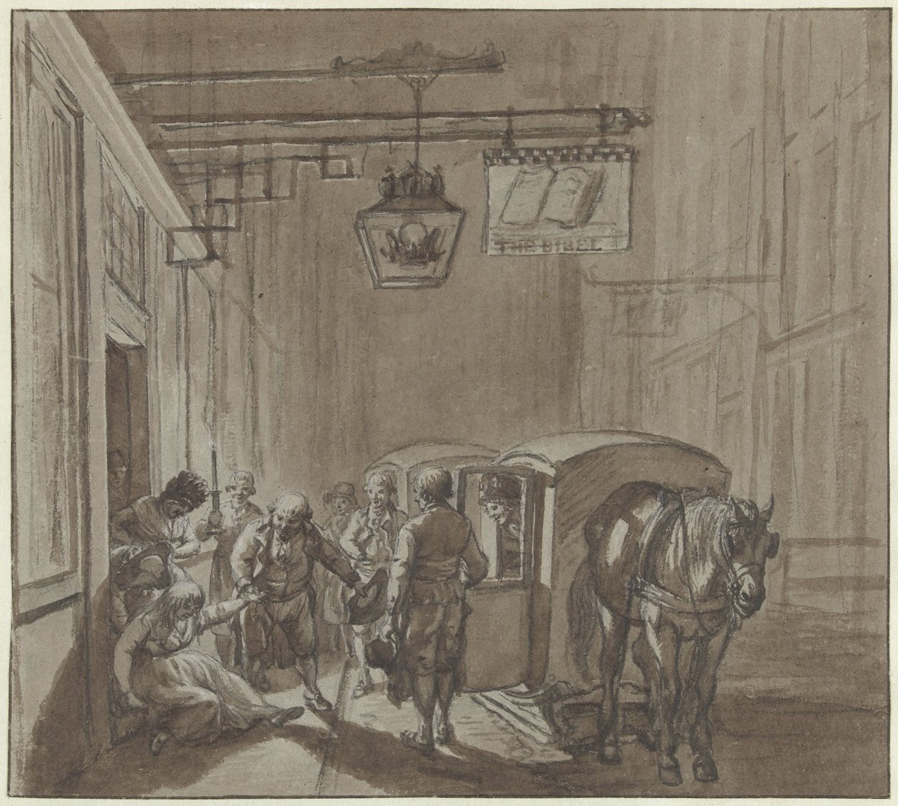 Le départ de l