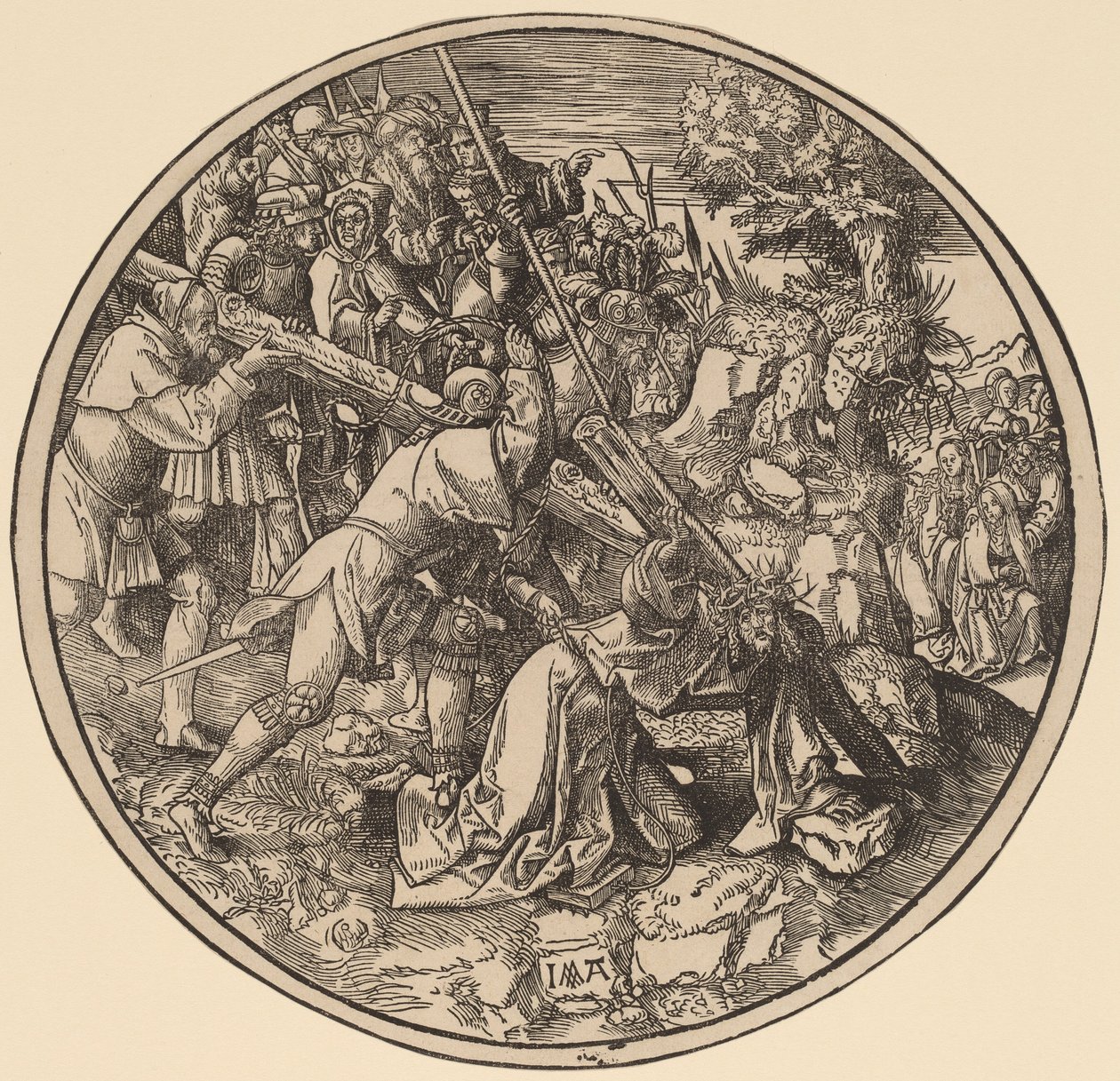 Le Christ portant la croix - Jacob Cornelisz van Oostsanen