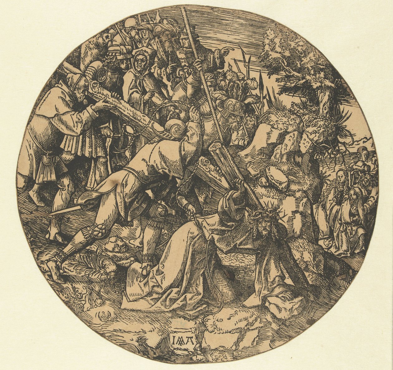 Portement de croix - Jacob Cornelisz van Oostsanen