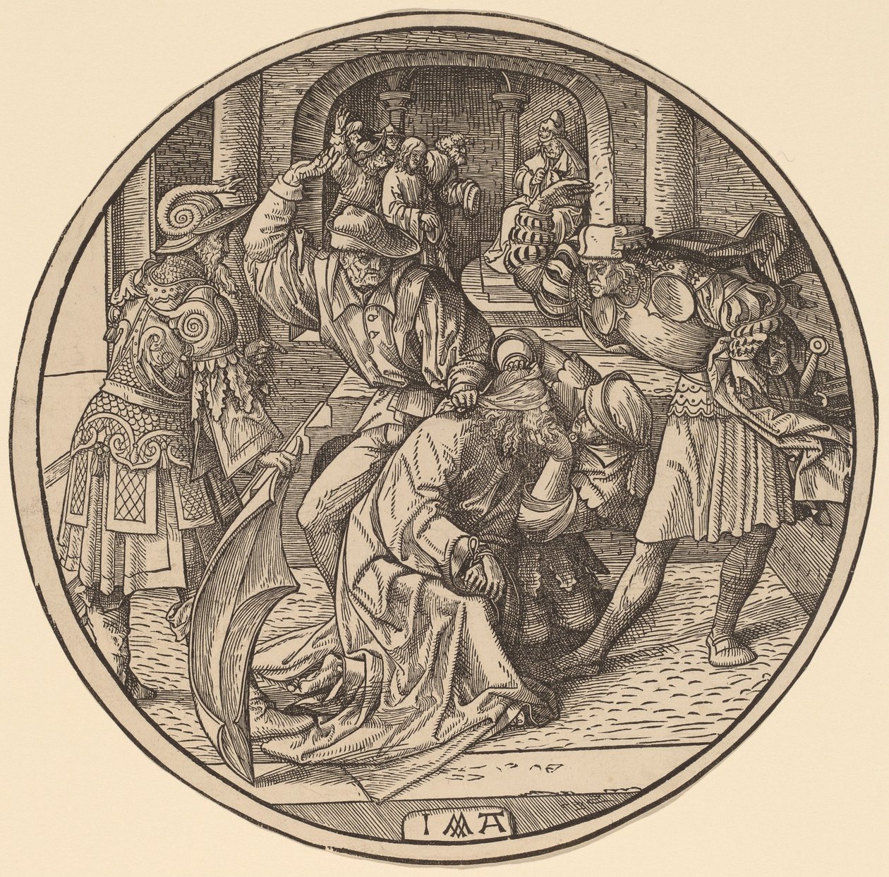 La Dérision du Christ et le Christ devant Caïphe - Jacob Cornelisz van Oostsanen