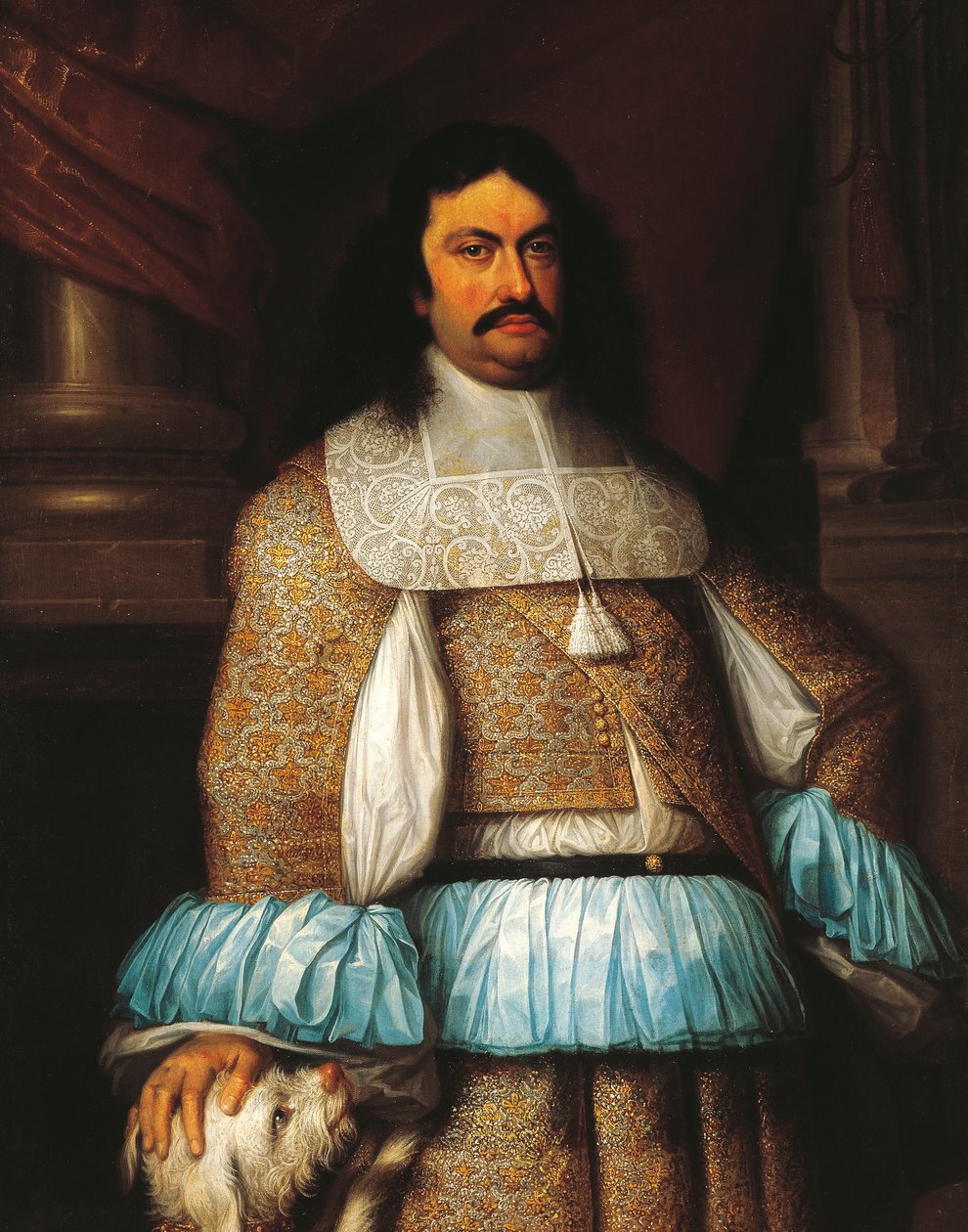 Portrait de Ranuccio II Farnese (1630-1694), Duc de Parme et Plaisance et Castro (détail) - Jacob Denys