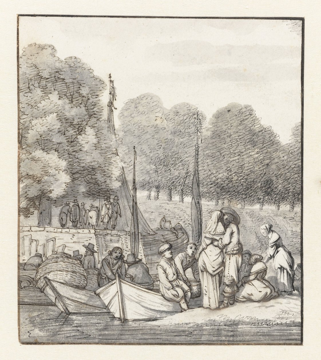 Quai de débarquement des bateaux - Jacob Esselens