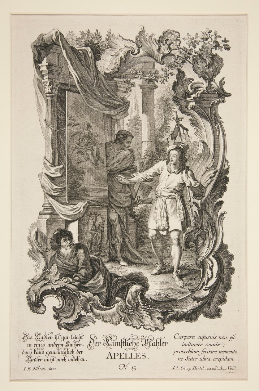 Der Kunstliche Mahler, Apelles - Jacob Gottlieb Thelot
