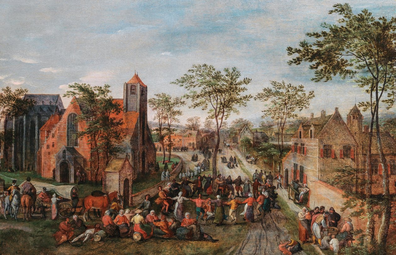 Fête de village, années 1580 - Jacob Grimmer
