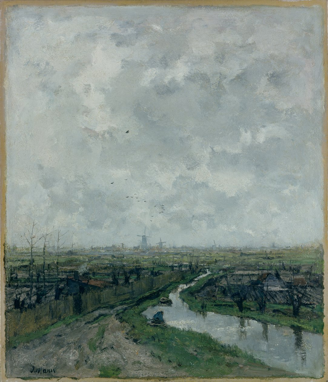 Jardin de salade près de La Haye, vers 1878 - Jacob Henricus or Hendricus Maris