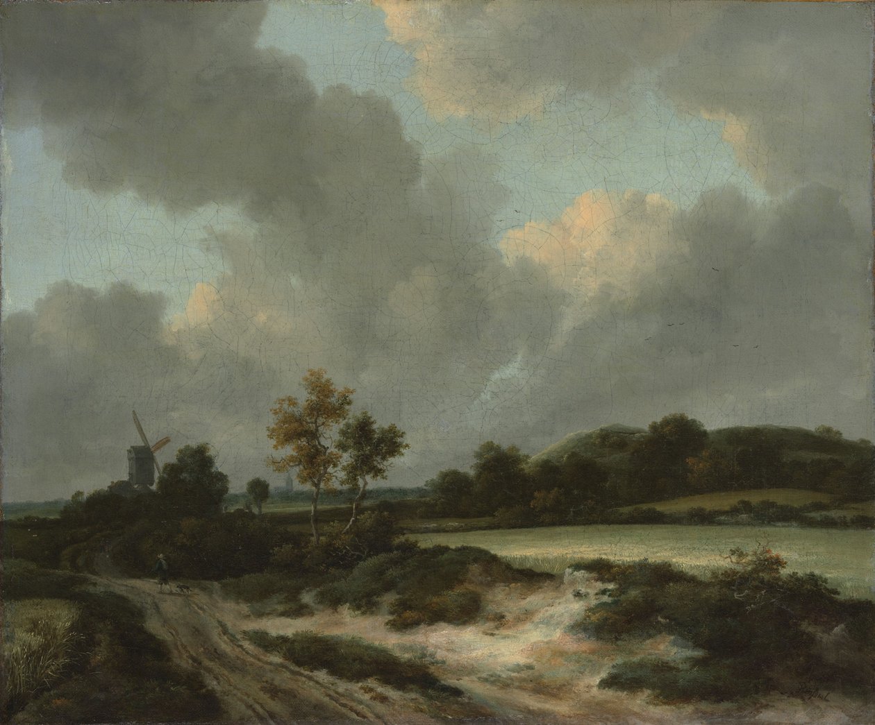 Champs de céréales, c.1660 - Jacob van Ruisdael