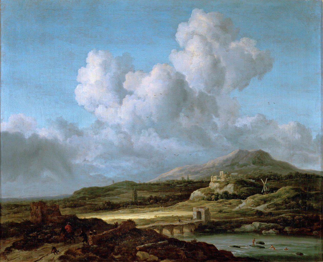 Le coup de soleil ... - Jacob Isaaksz. or Isaacksz. van Ruisdael