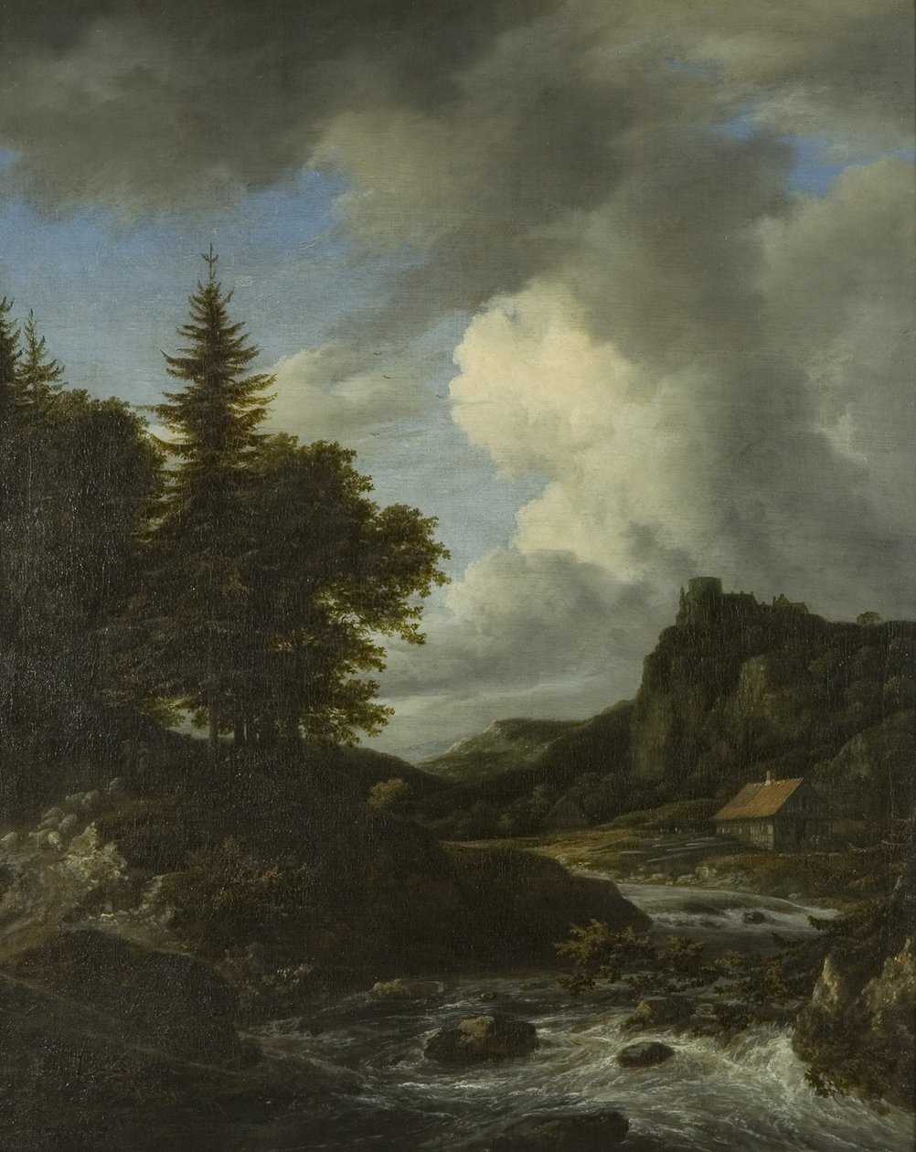 Rivière en crue, vers 1660 - Jacob van Ruisdael