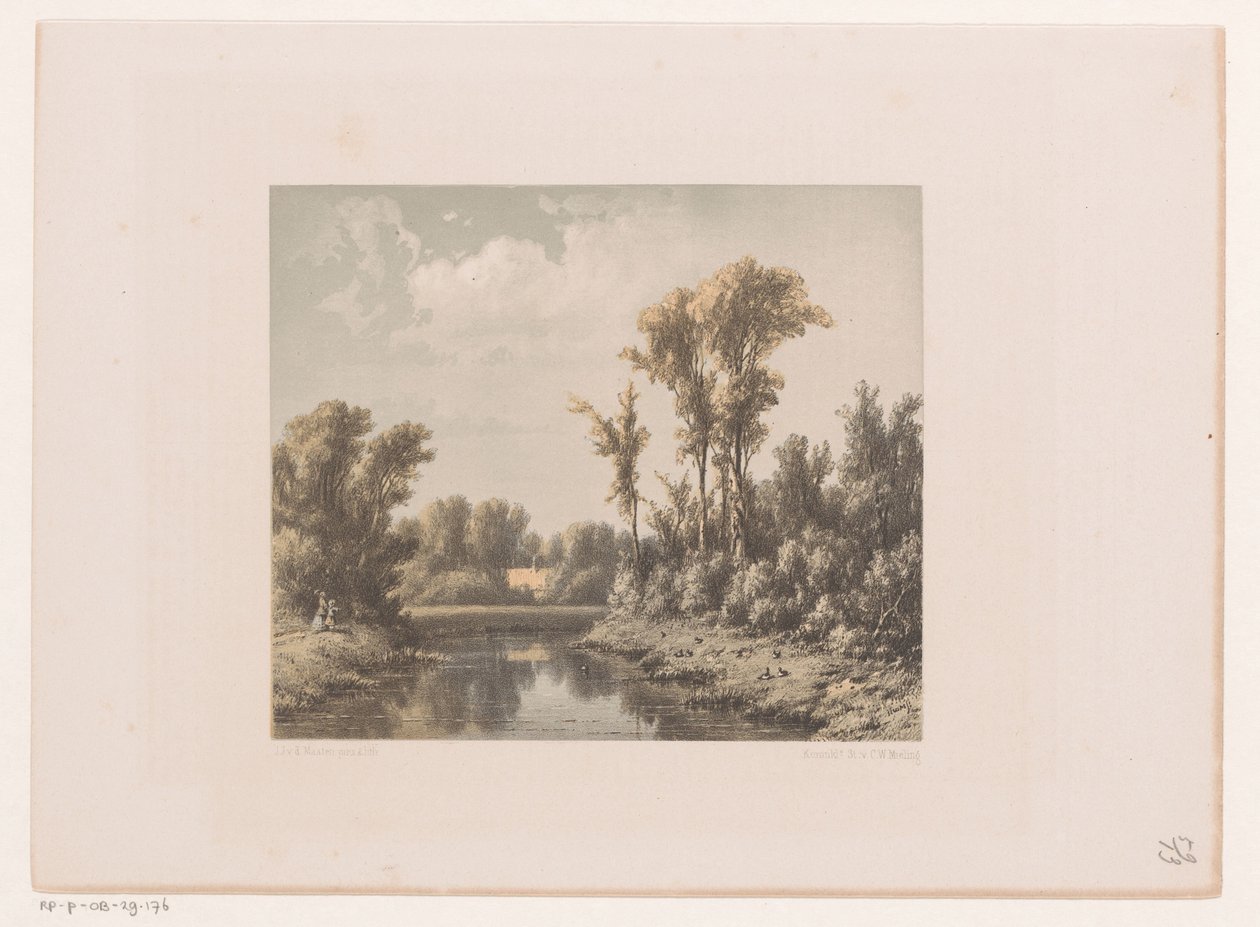Paysage avec rivière - Jacob Jan van der Maaten
