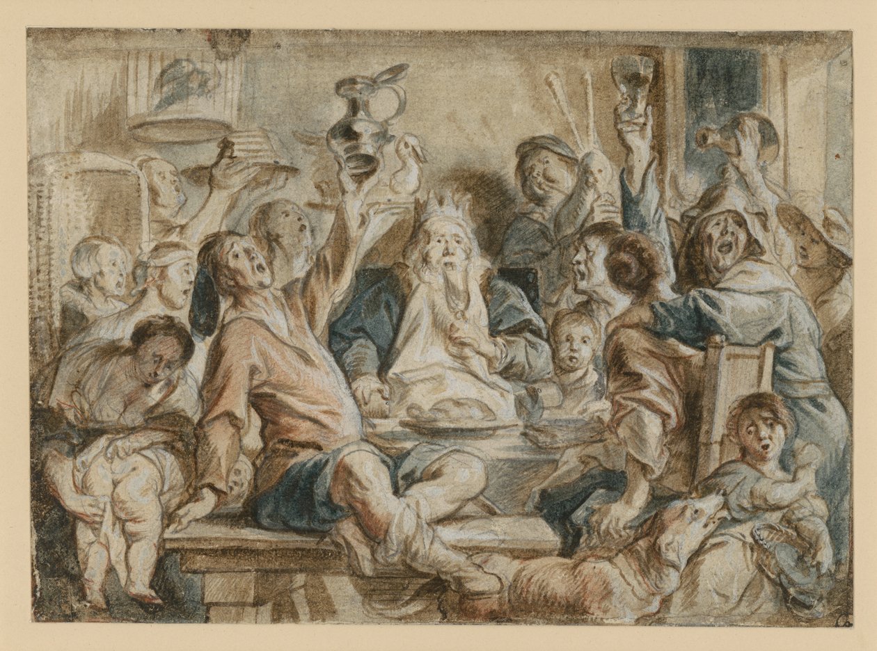 La Fête du Roi des haricots - Jacob Jordaens
