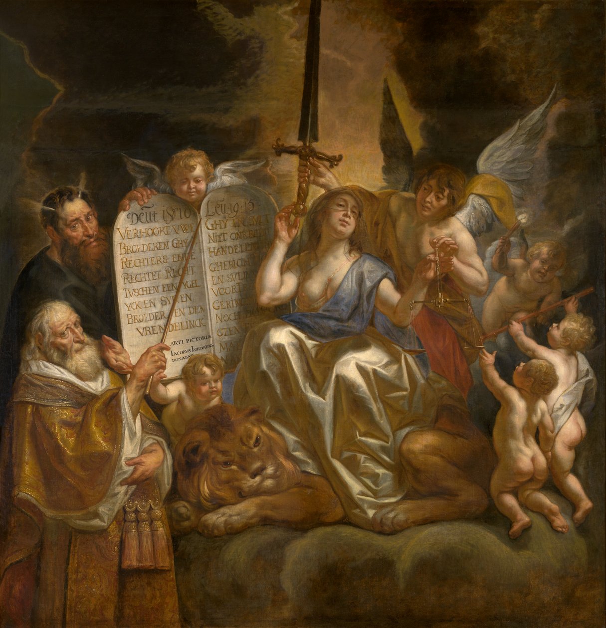 Loi humaine fondée sur la justice divine - Jacob Jordaens