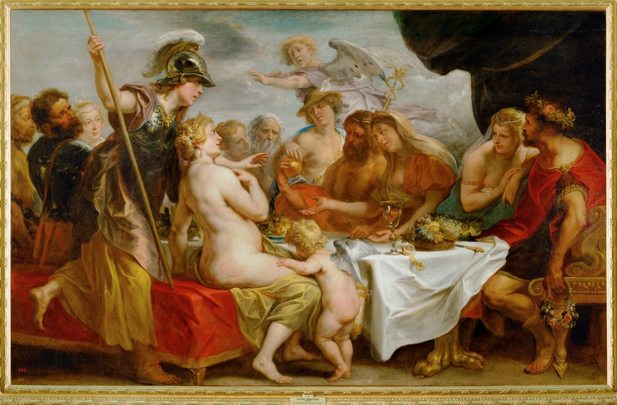 Les noces de Thétis et de Pélée (peinture sur toile) - Jacob Jordaens