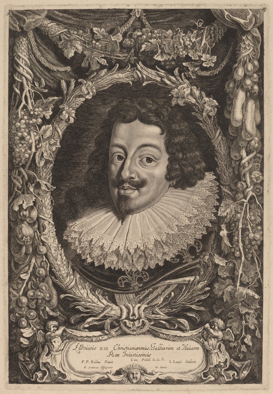 Louis XIII, roi de France - Jacob Louis after Sir Peter Paul Rubens