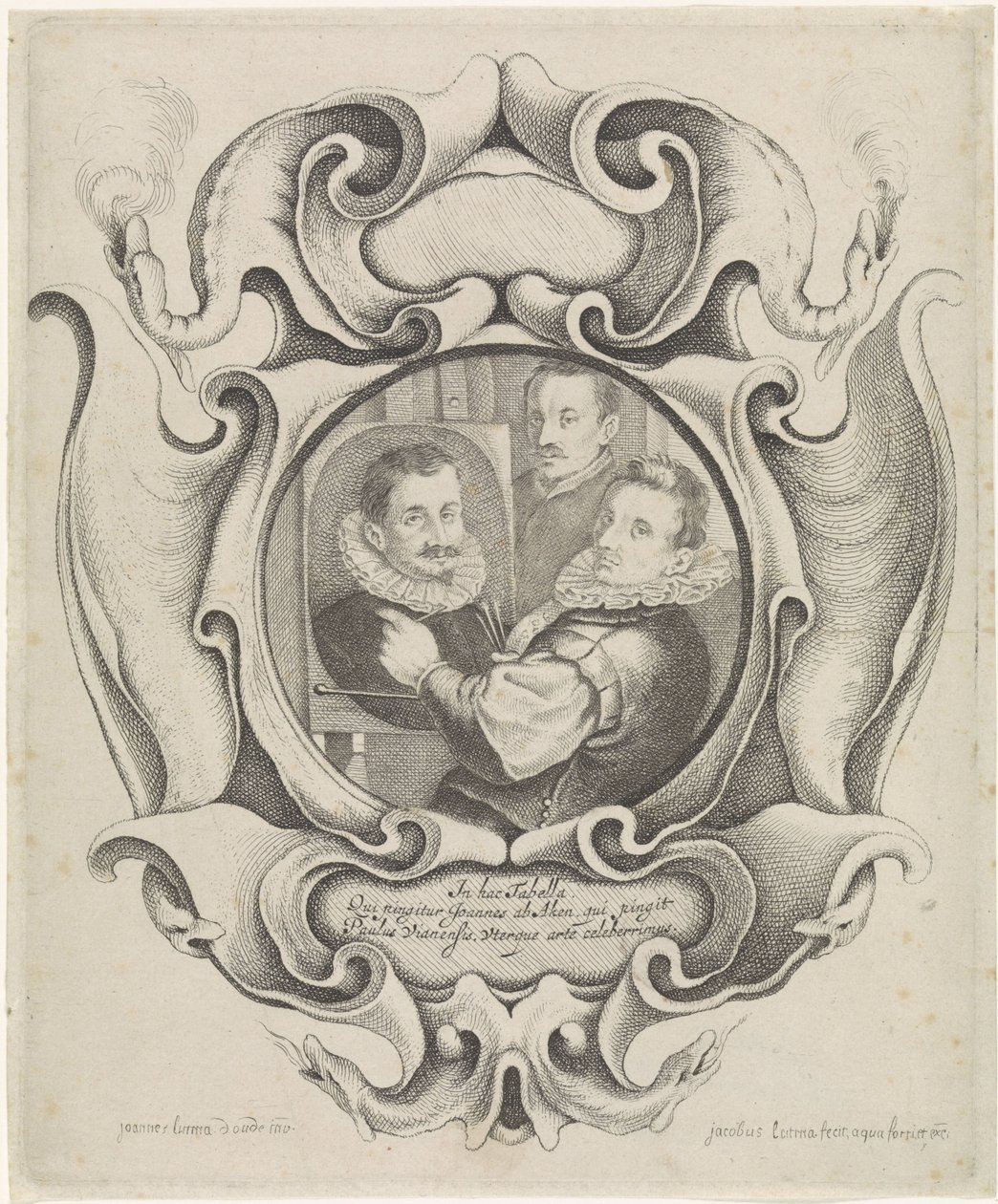 Peintre portraiturant Paulus Willemsz. van Vianen - Jacob Lutma