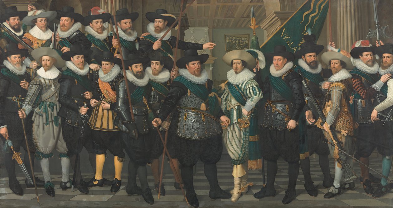 Gardes civiques de la compagnie du capitaine Jacob Pieterszn Hooghkamer et du lieutenant Pieter Jacobszn van Rijn - Jacob Lyon