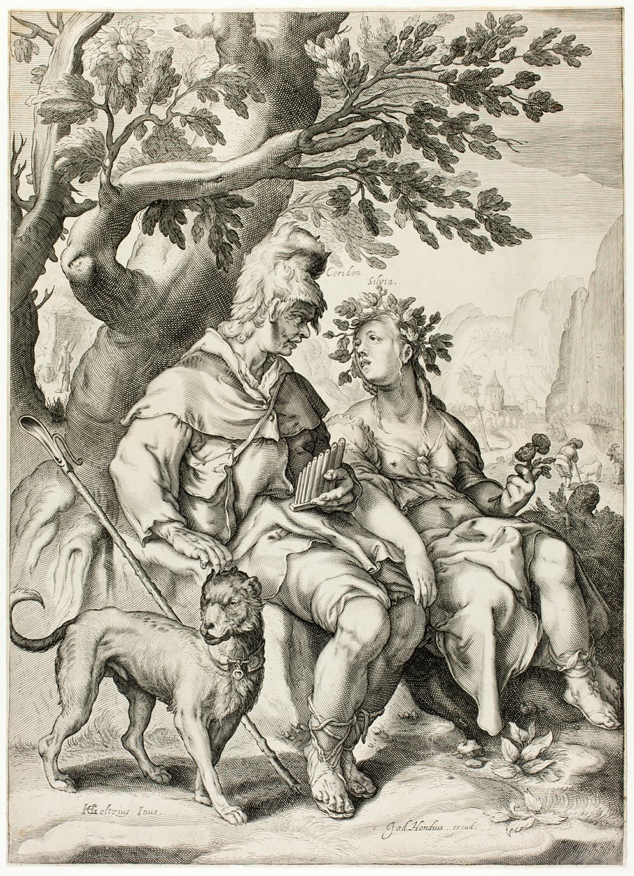 Corydon et Sylvia - Jacob Matham