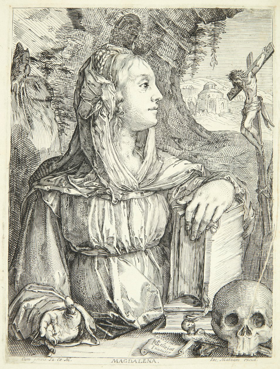 Marie Madeleine pénitente - Jacob Matham