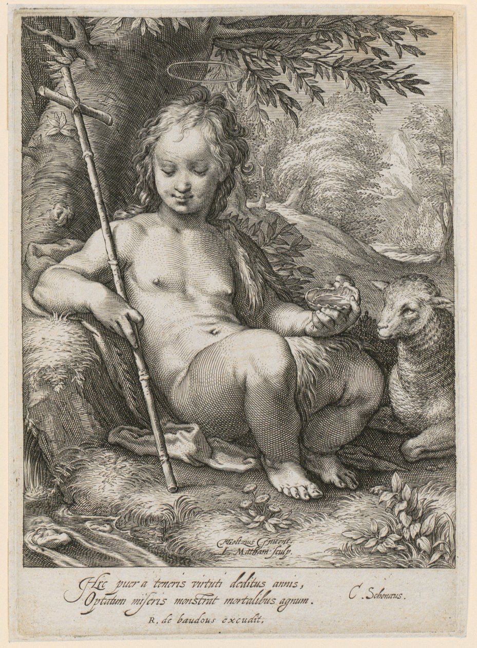 Saint Jean-Baptiste enfant - Jacob Matham