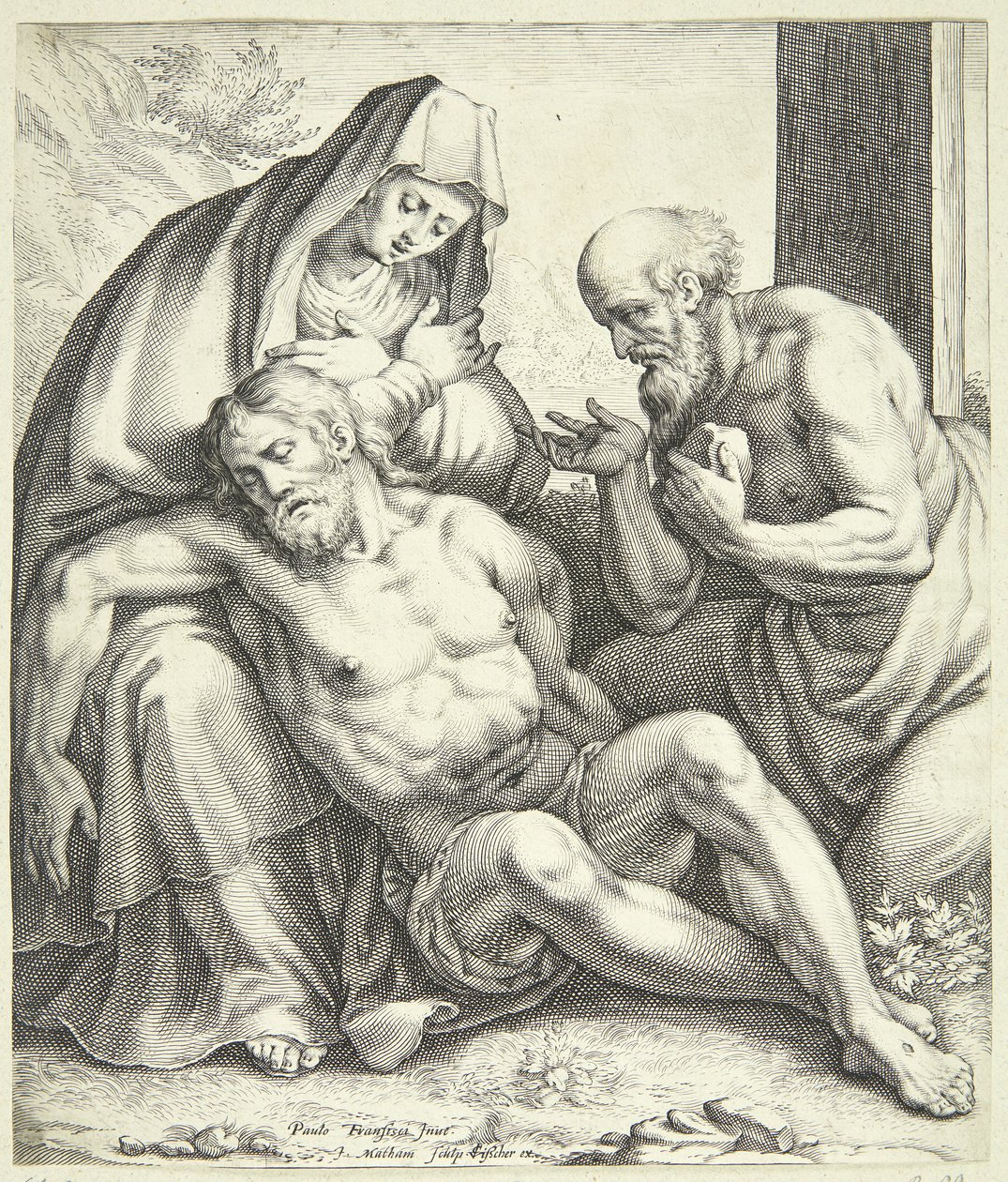 Pietà - Jacob Matham