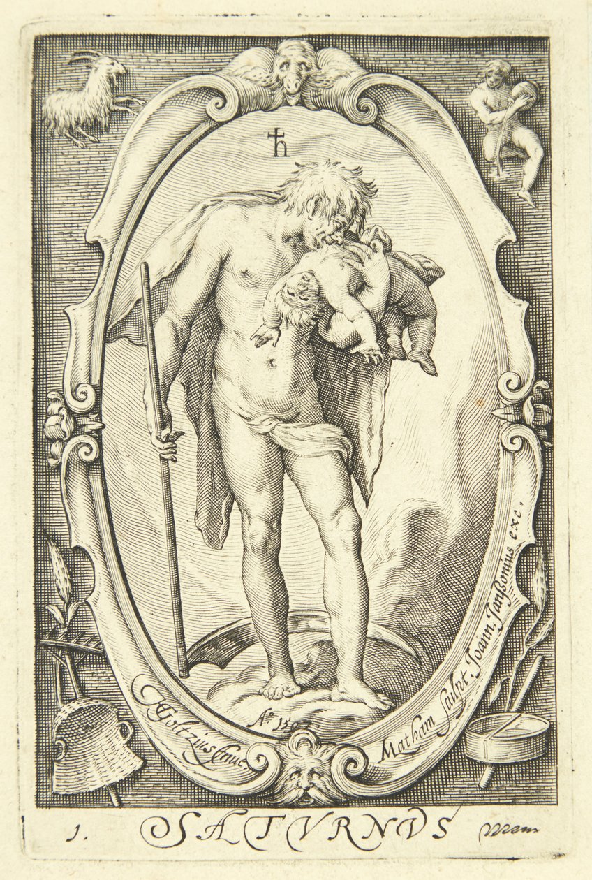 Saturne - Jacob Matham