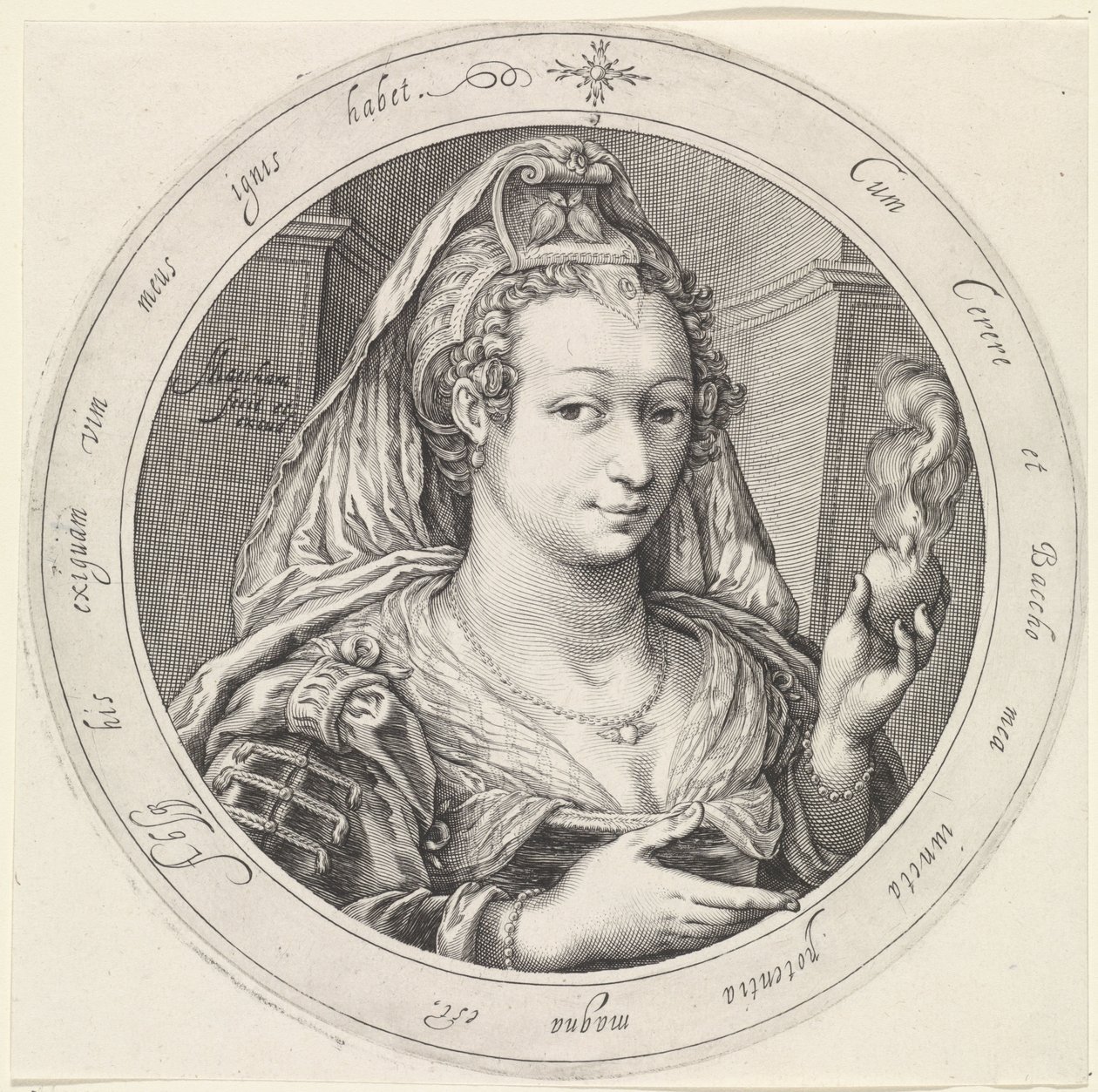 Vénus au cœur ardent - Jacob Matham