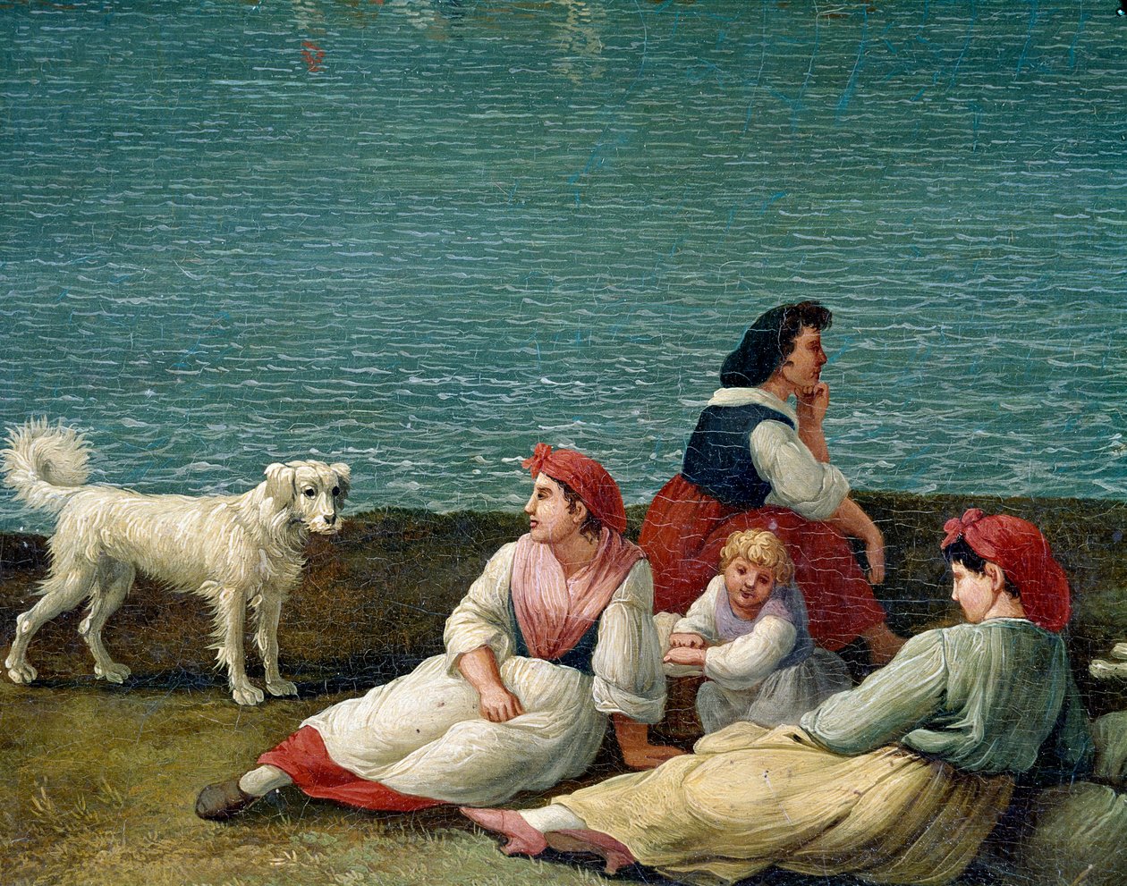 Paysans de Barletta, Italie - Jacob Philippe Hackert