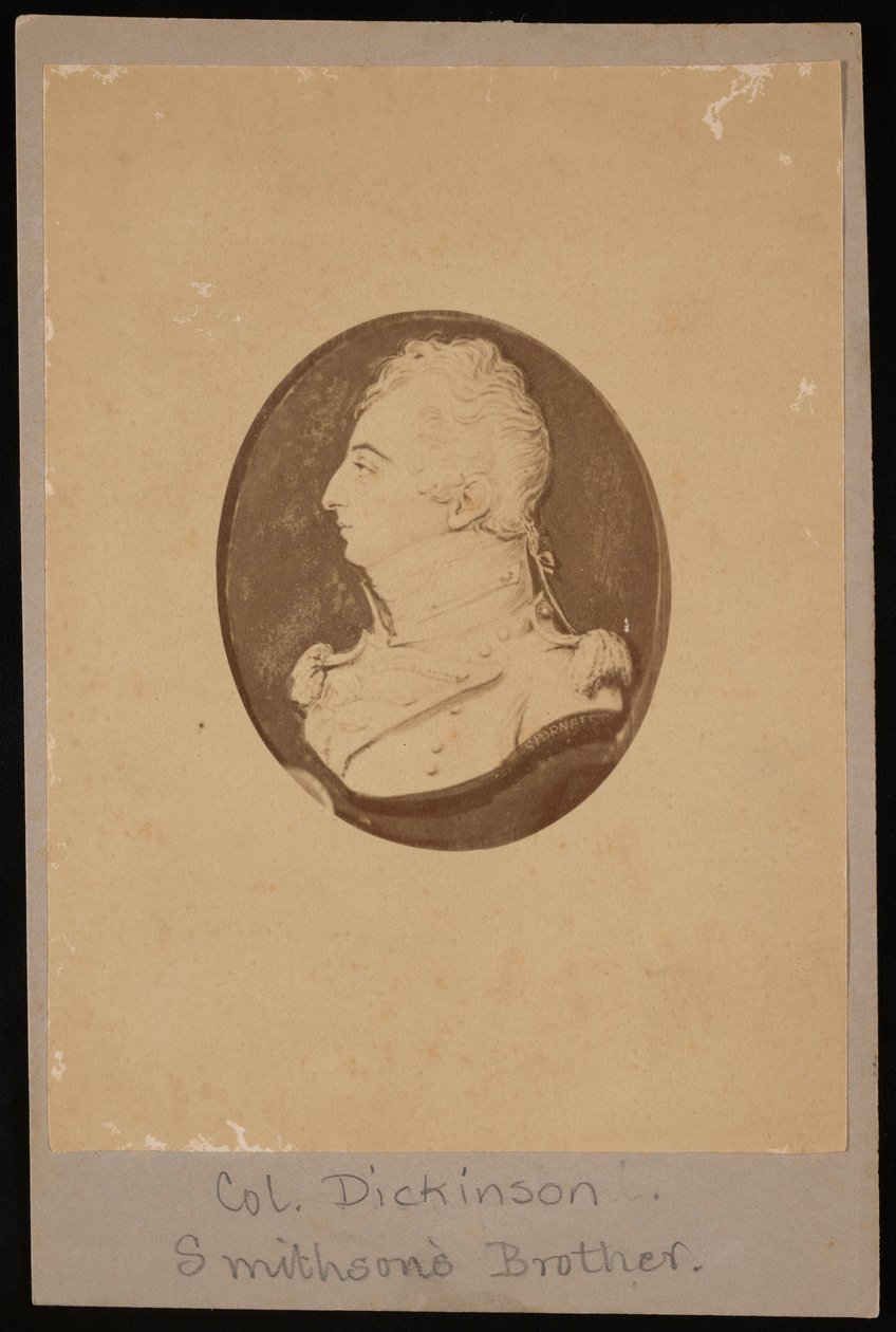 Portrait de Henry Louis Dickinson 1771-1820, 1805 photographié dans les années 1880 - Jacob Spornberg