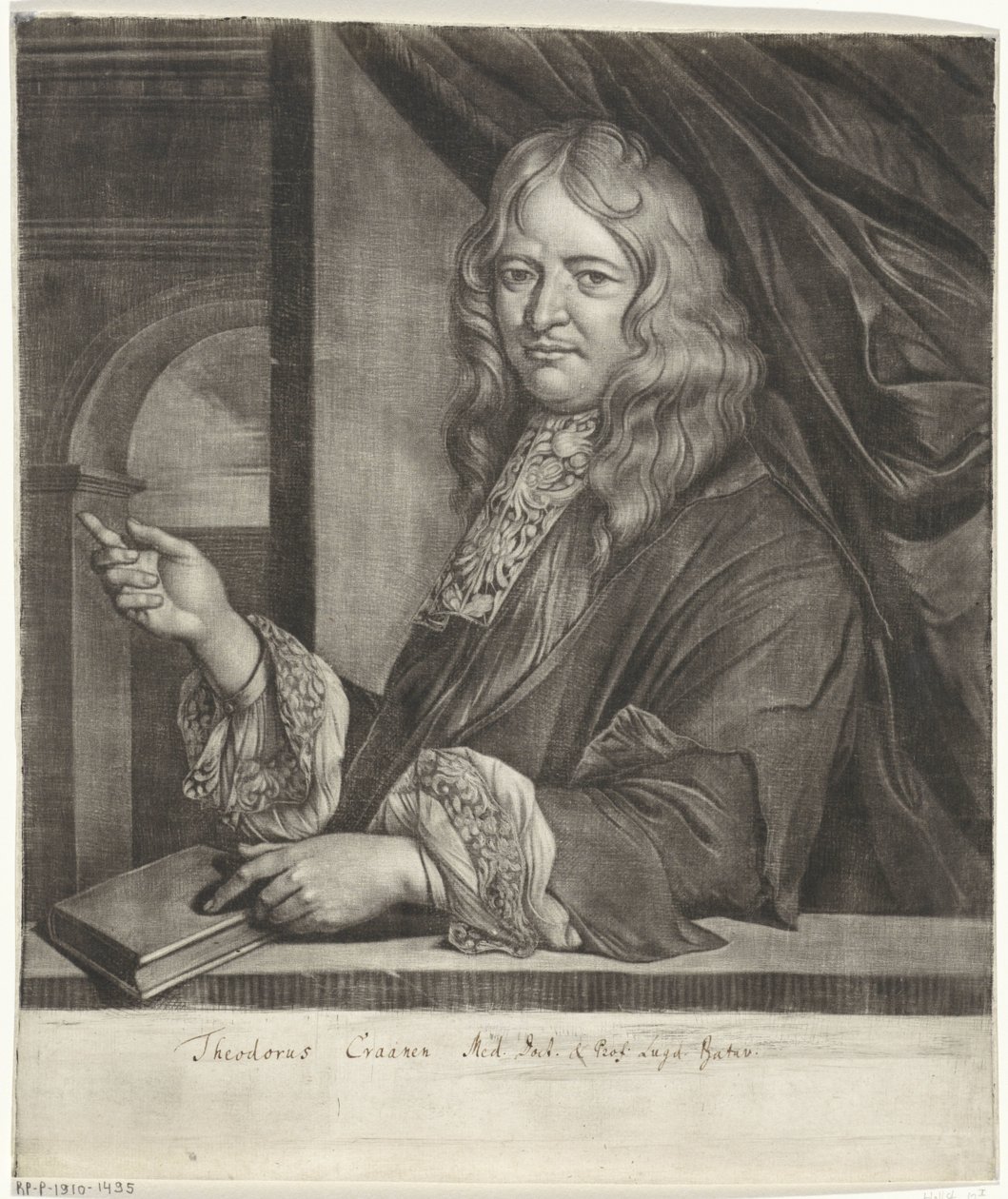 Portrait de Theodorus Craanen - Jacob Toorenvliet