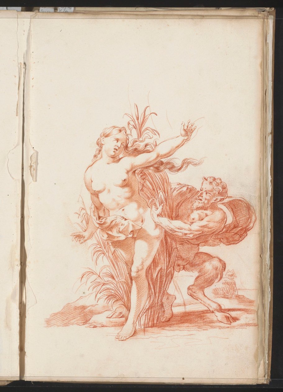 Syrinx und Pan - Jacob Toorenvliet