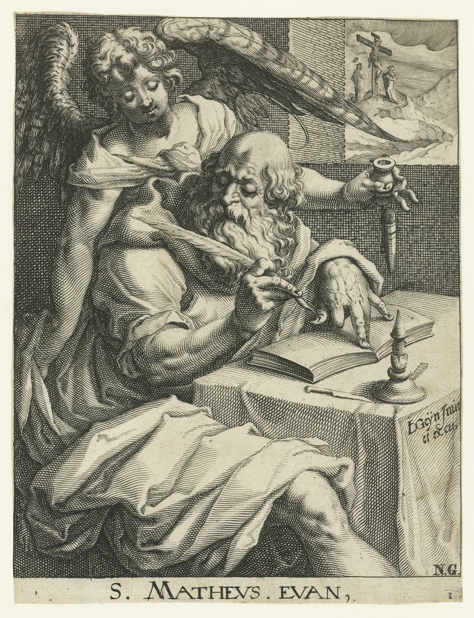 Évangéliste Matthieu - Jacob de Gheyn (II) (workshop of)