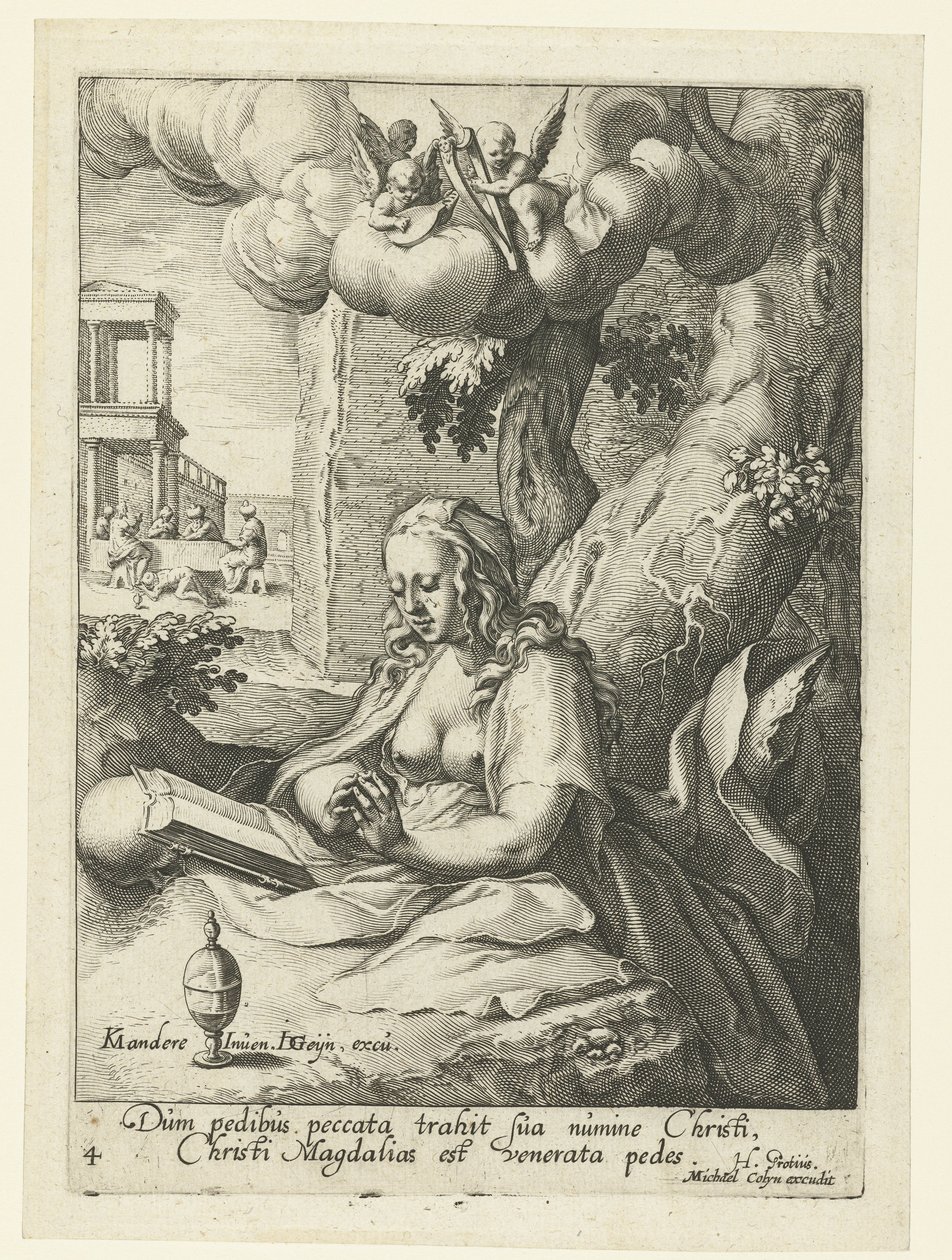 Marie Madeleine en pécheresse repentante (Huit pécheurs repentants de l