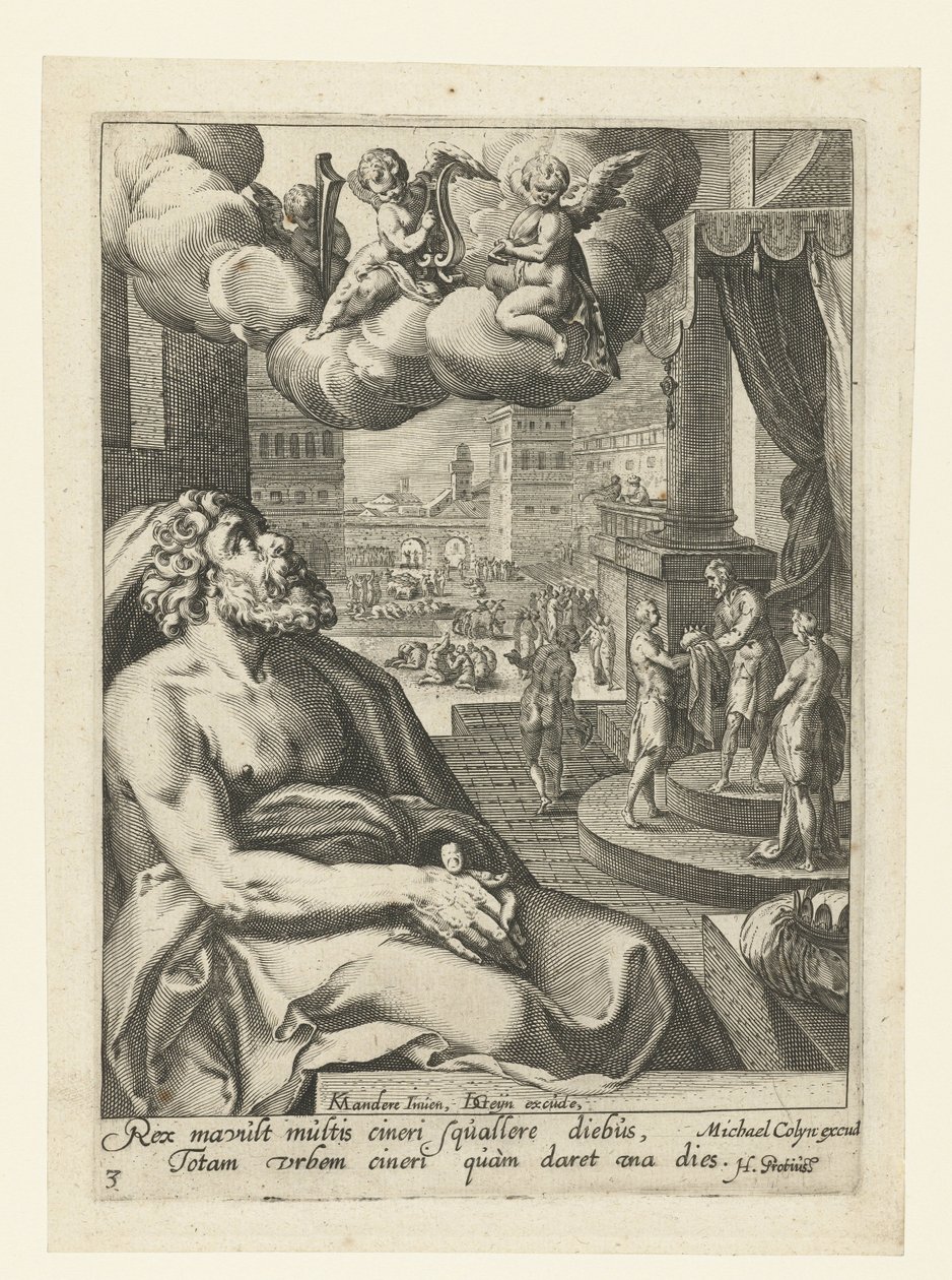 Salomon en tant que pécheur repentant Huit pécheurs repentants de l