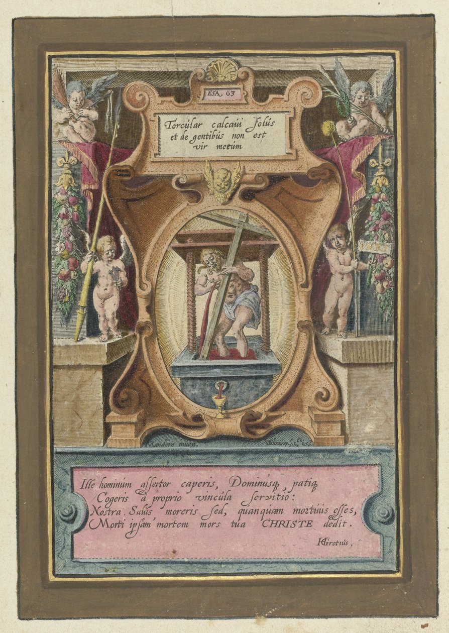 Christ dans le pressoir - Jacob de Gheyn (II)