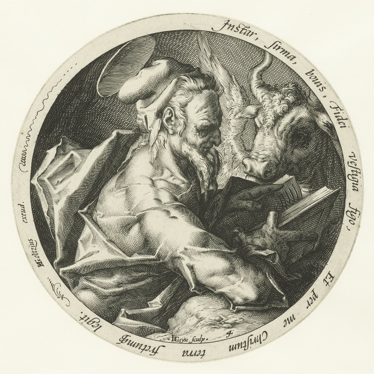 Évangéliste Luc - Jacob de Gheyn (II)
