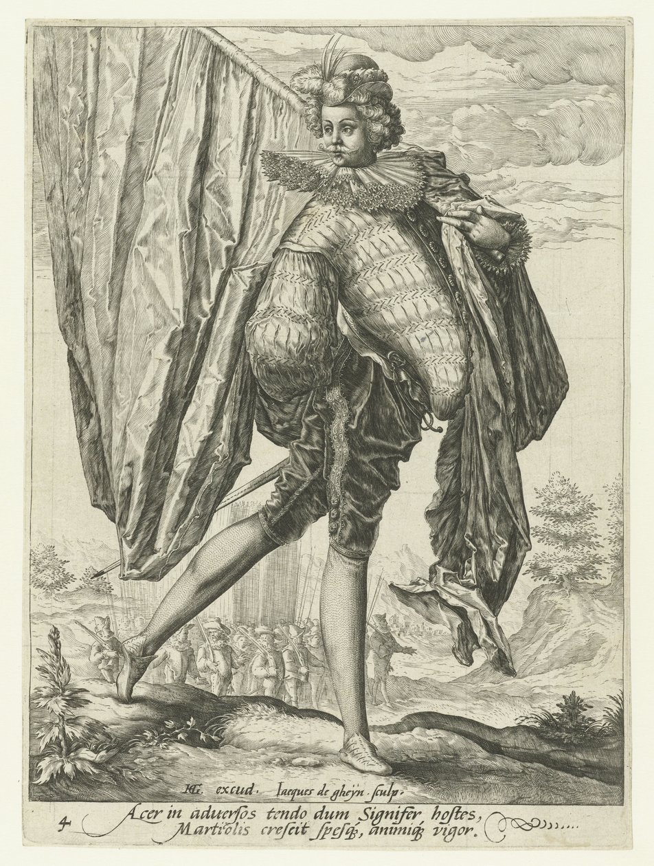 Porte-drapeau - Jacob de Gheyn (II)