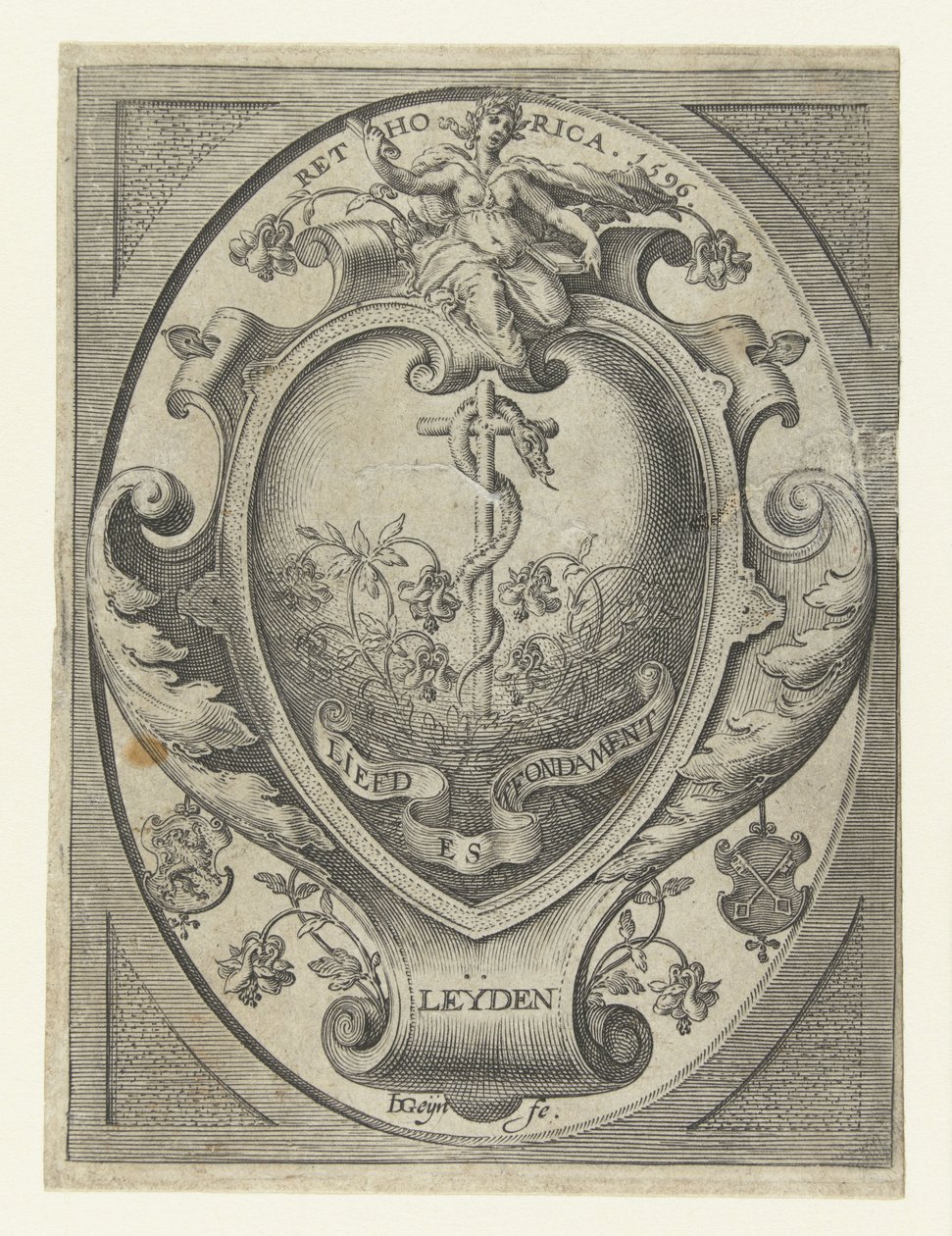 Armoiries de la chambre de rhétorique de Leyde 