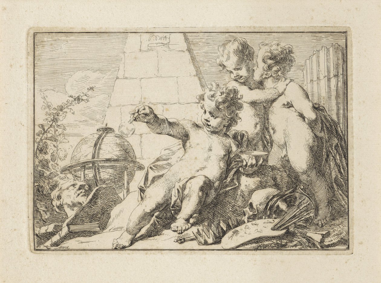 Allégorie de la transience - Jacob de Wit