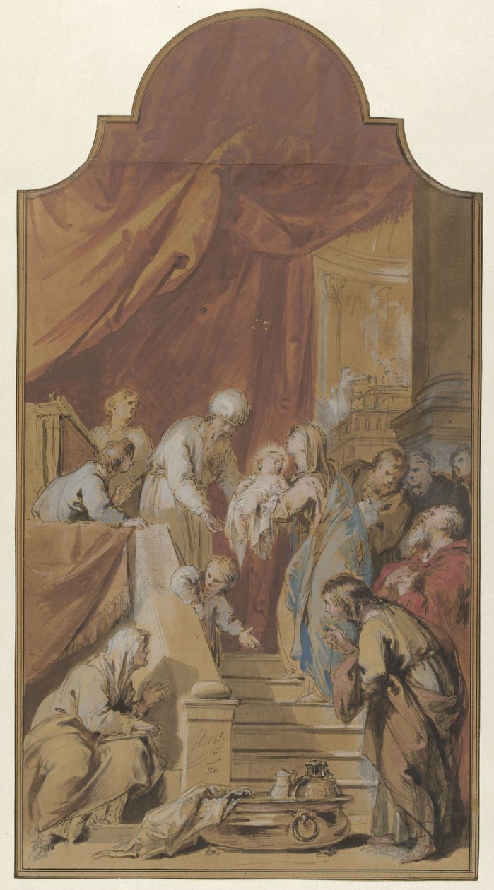 La Présentation au temple - Jacob de Wit