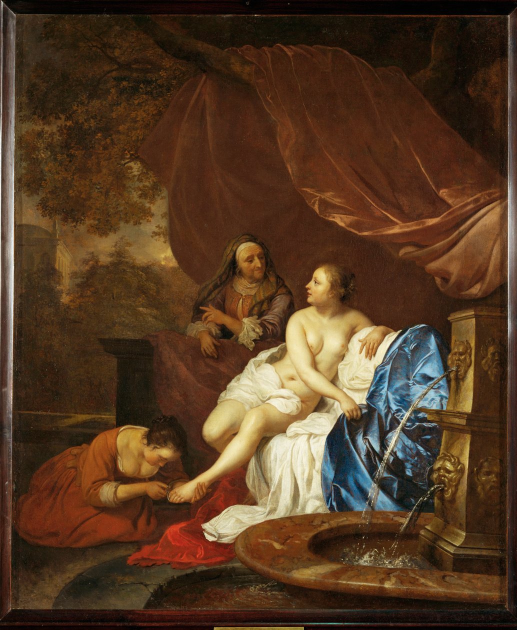 Bethsabe au bain - Bathseba in her bath ... - Jacob or Jacques van Loo