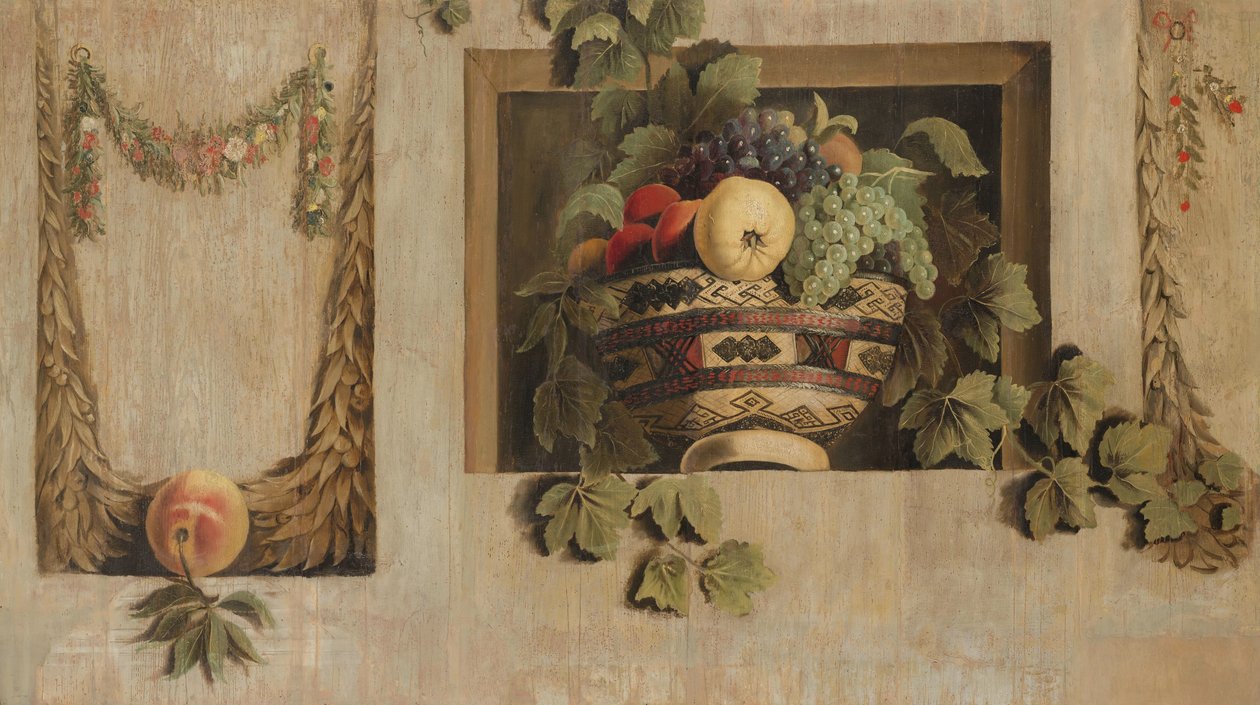 Nature morte avec guirlandes de fruits et de fleurs - Jacob van Campen