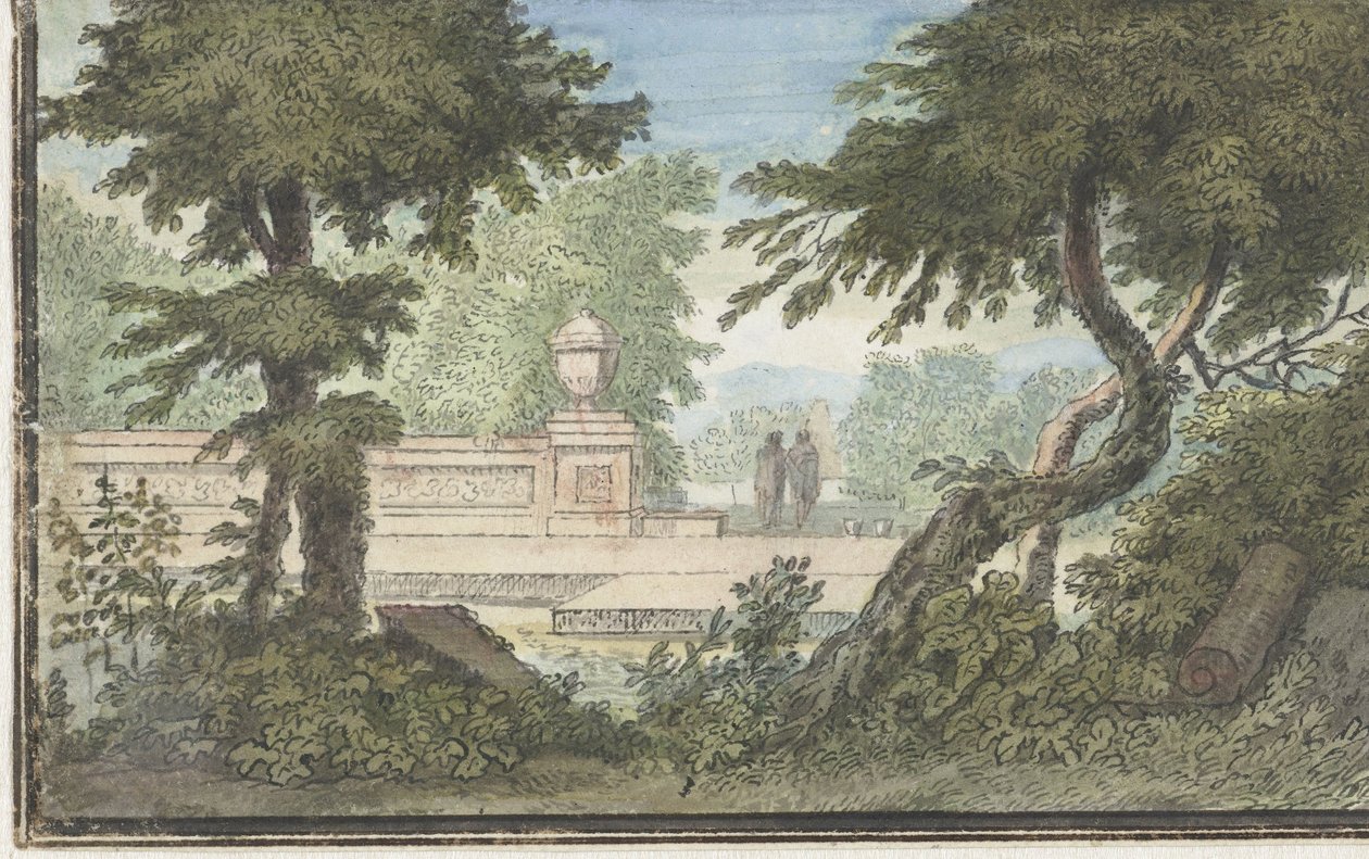 Paysage arcadien - Jacob van Liender