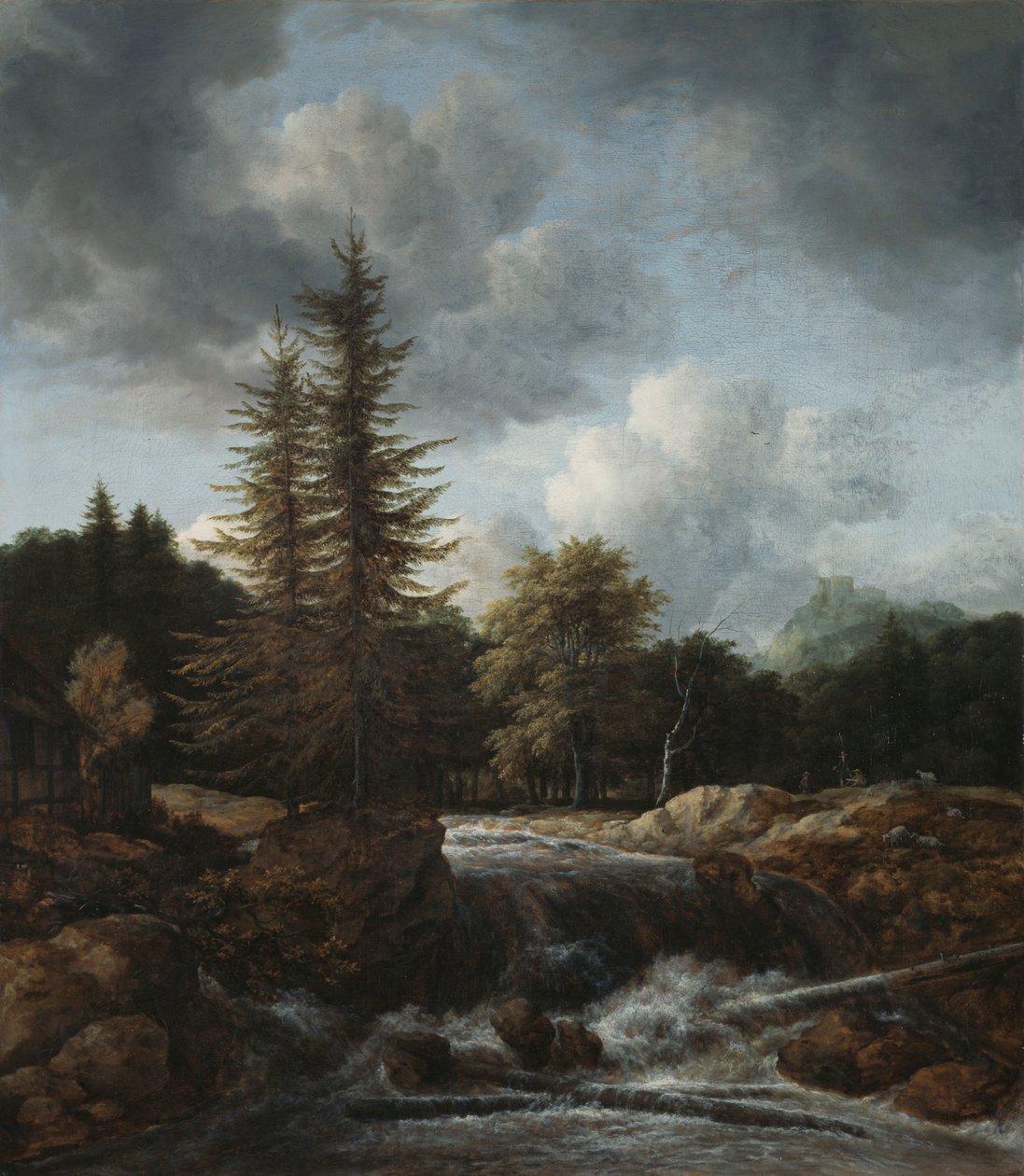 Paysage avec cascade - Jacob van Ruisdael